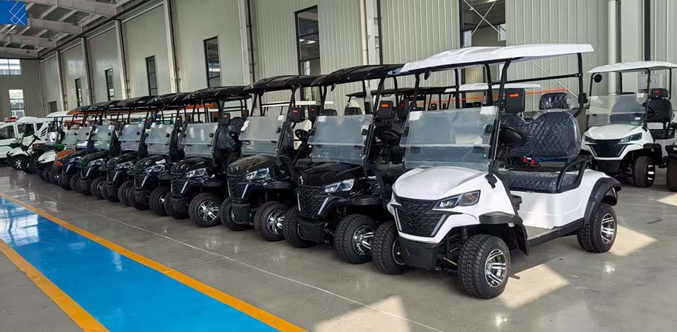4 Seater Electric Golf Cart Lithium Battery CE Certified Street Legal Design for USA EU Market Resort Shuttle Use